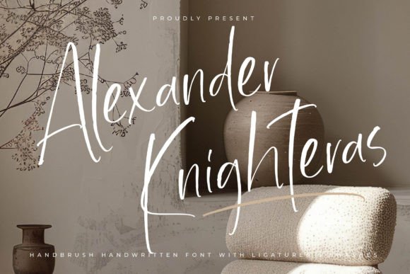 Alexander Knighteras: A Crafters' Dream Handwritten Font
