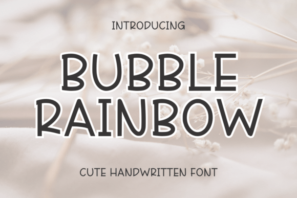 Bringing Your Brand to Life with the Bubble Rainbow Font