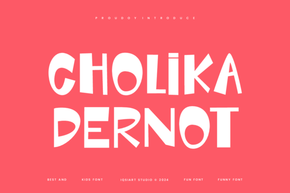 Cholika Dernot: A Friendly Script Font for Editorial Mood