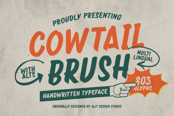 Choosing Cowtail Brush: A Font for Editorial Soul