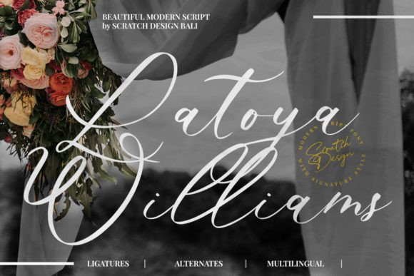 Latoya Williams: An Editorial Designer's Review of a Modern Script Font