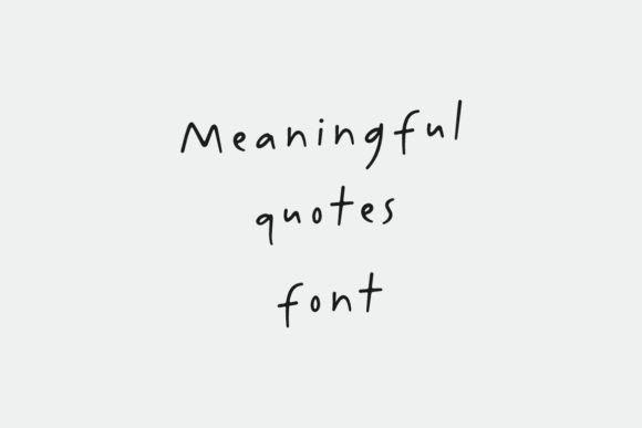 Meaningful Quotes: A Font for Thoughtful Editorial Spaces