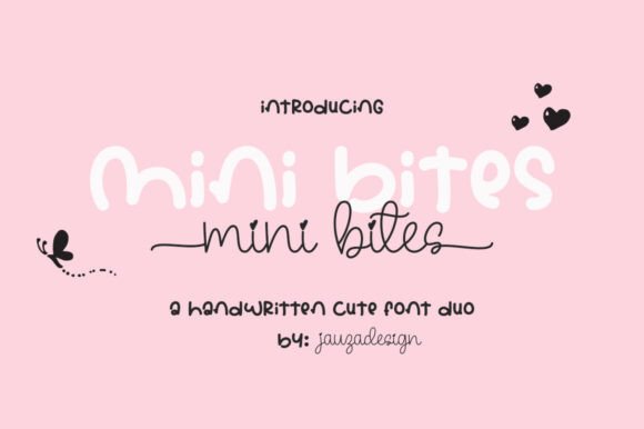 Mini Bites: A Handwritten Font for Editorial Charm