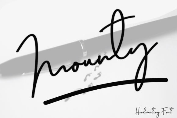 Mounty: The Handwritten Font Built for Modern Marketers