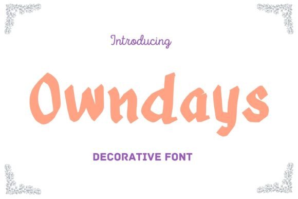 Owndays: The Font That Gives Your Small Business a Signature Style