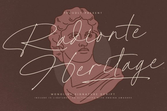 Radionte Heritage: A Modern Script Font for Real Projects