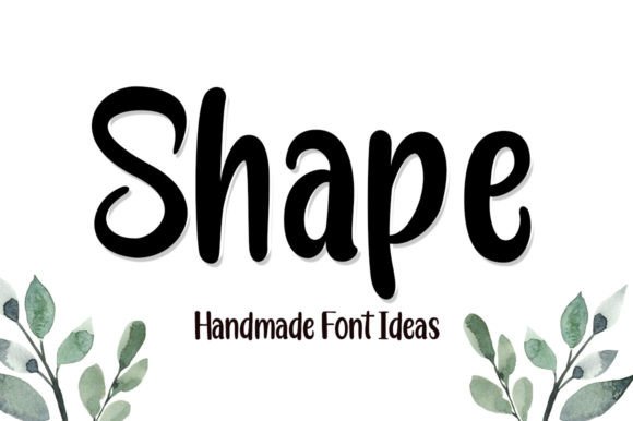 Shape Love: A Handwritten Script Font for Modern Digital Design