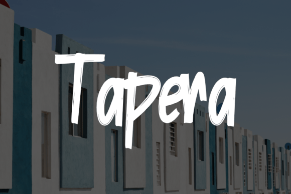 Tapera: The Campaign Font That Brings Energy to Your Brand