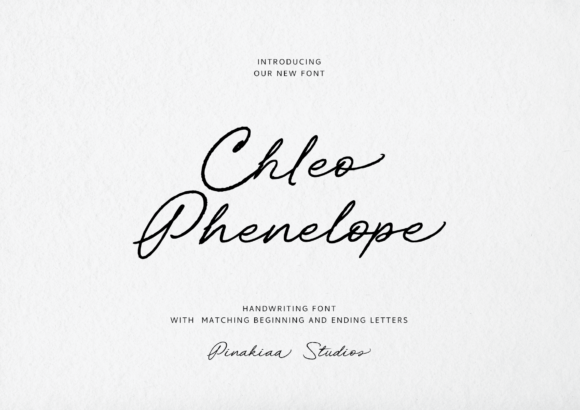 The Crafters Script: Chleo Phenelope Handwriting Font