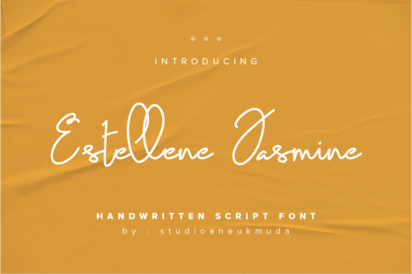 The Estellene Jasmine Font for Campaigns That Feel Personal