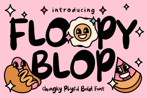 The Floopy Blop Font for Crafters and Creative Products