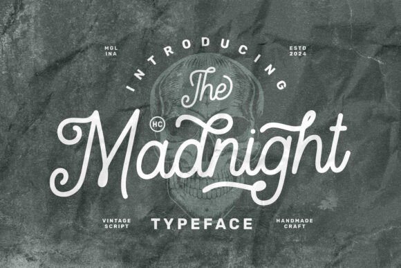 The HC Madnight Font: A Designer's Take on Vintage Elegance